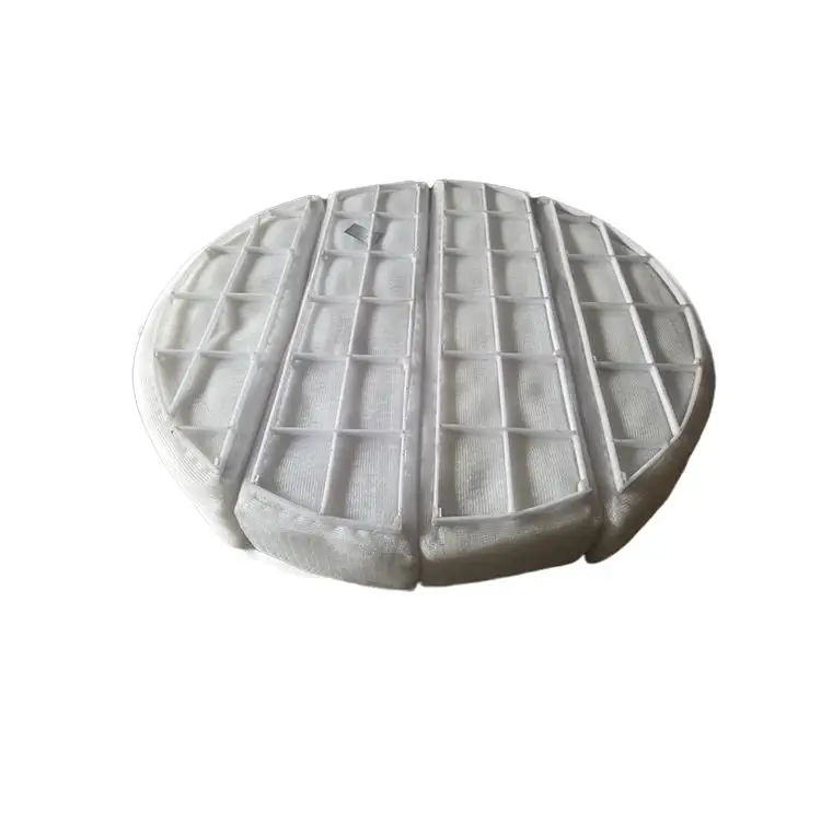 Chemical Petroleum Metallurgy PP Knitted Wire Mesh Gas Liquid Separation Filter Demister Pad For Packed Tower