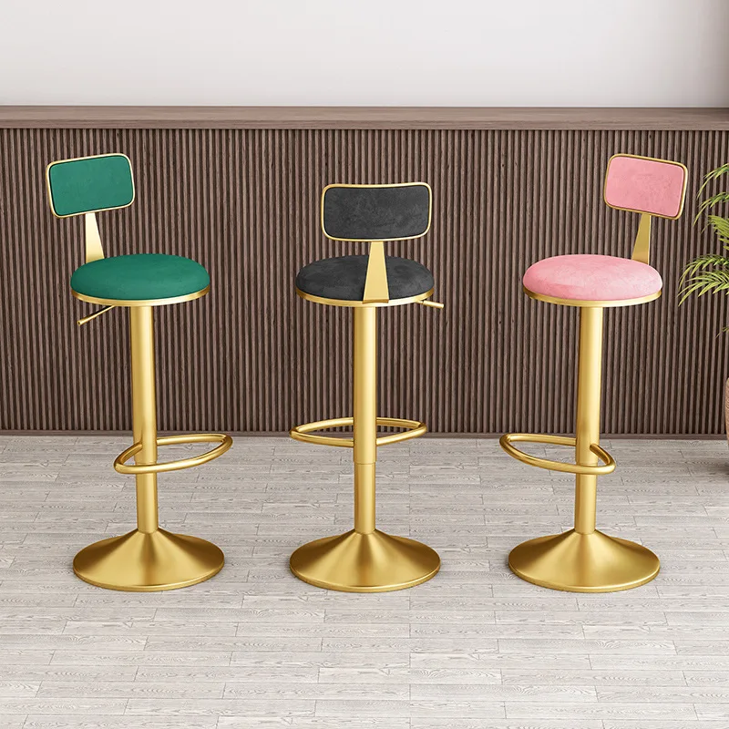 Bar chair Nordic modern minimalist ins light luxury lift rotating chair high stool bar front desk ZY-A68