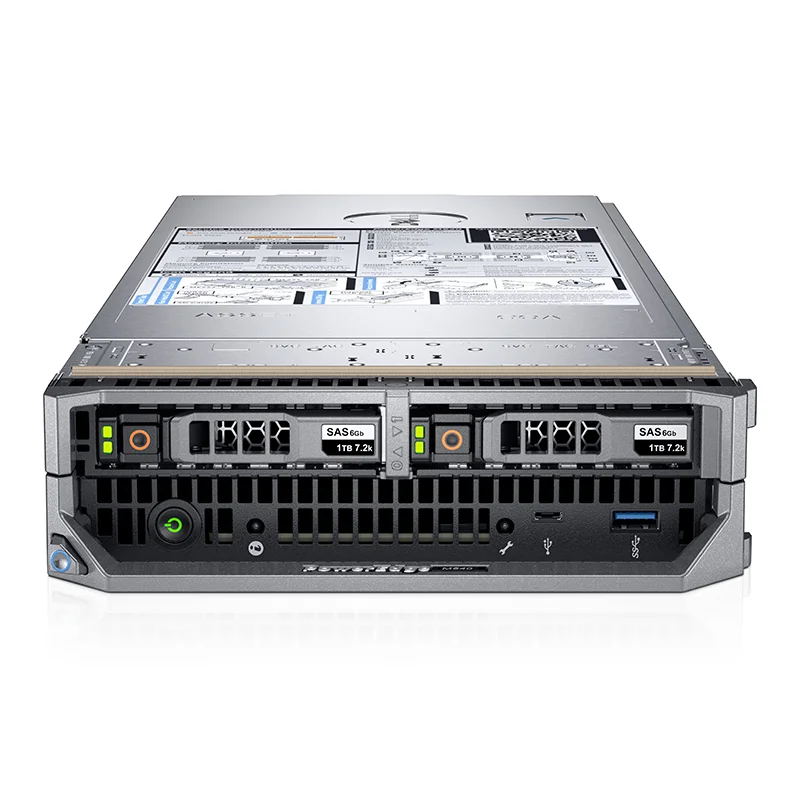 Dell Server Used PowerEdge M640 Database Density Modular Server Half-Height Blade Used Server