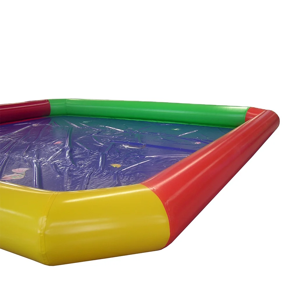 customized size inflatable swimming pool 10x10m big  pool for kids and adult
