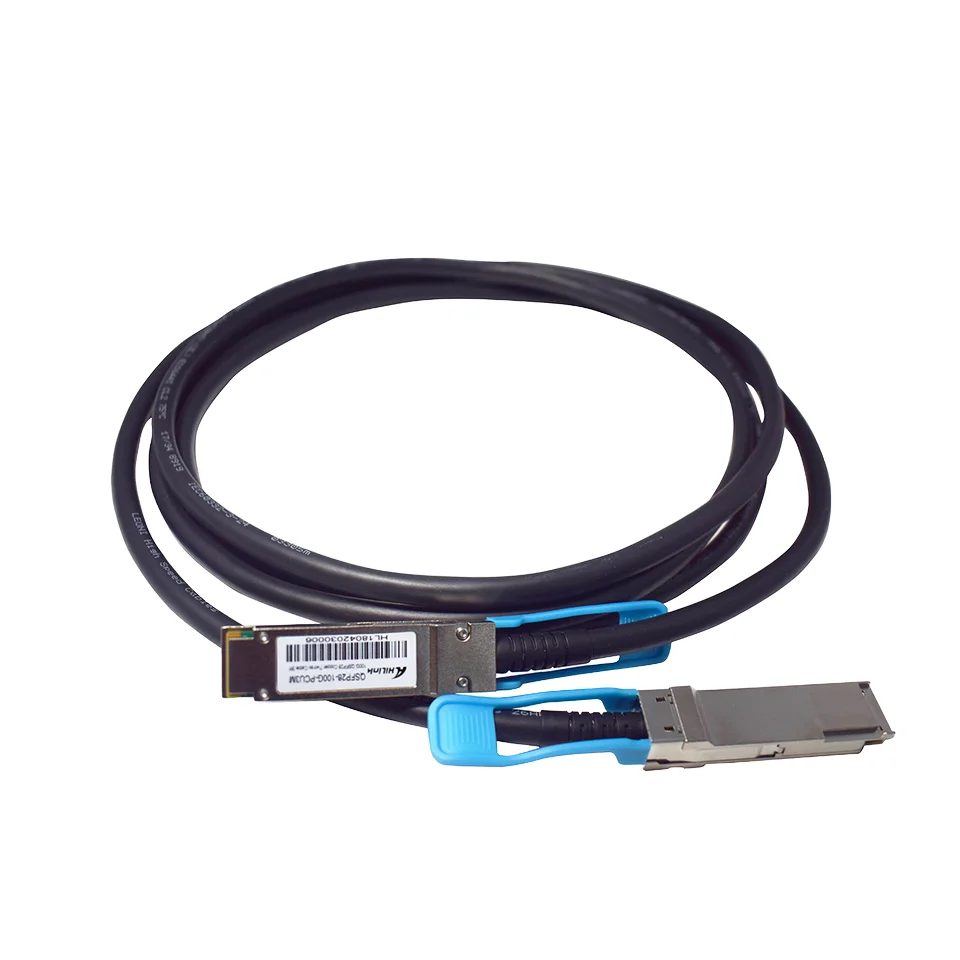 Brand Compatible 100G Fiber Optic Cable DAC 5M AWG26 Fiber Optic Transceivers Cable Direct Attach Cable