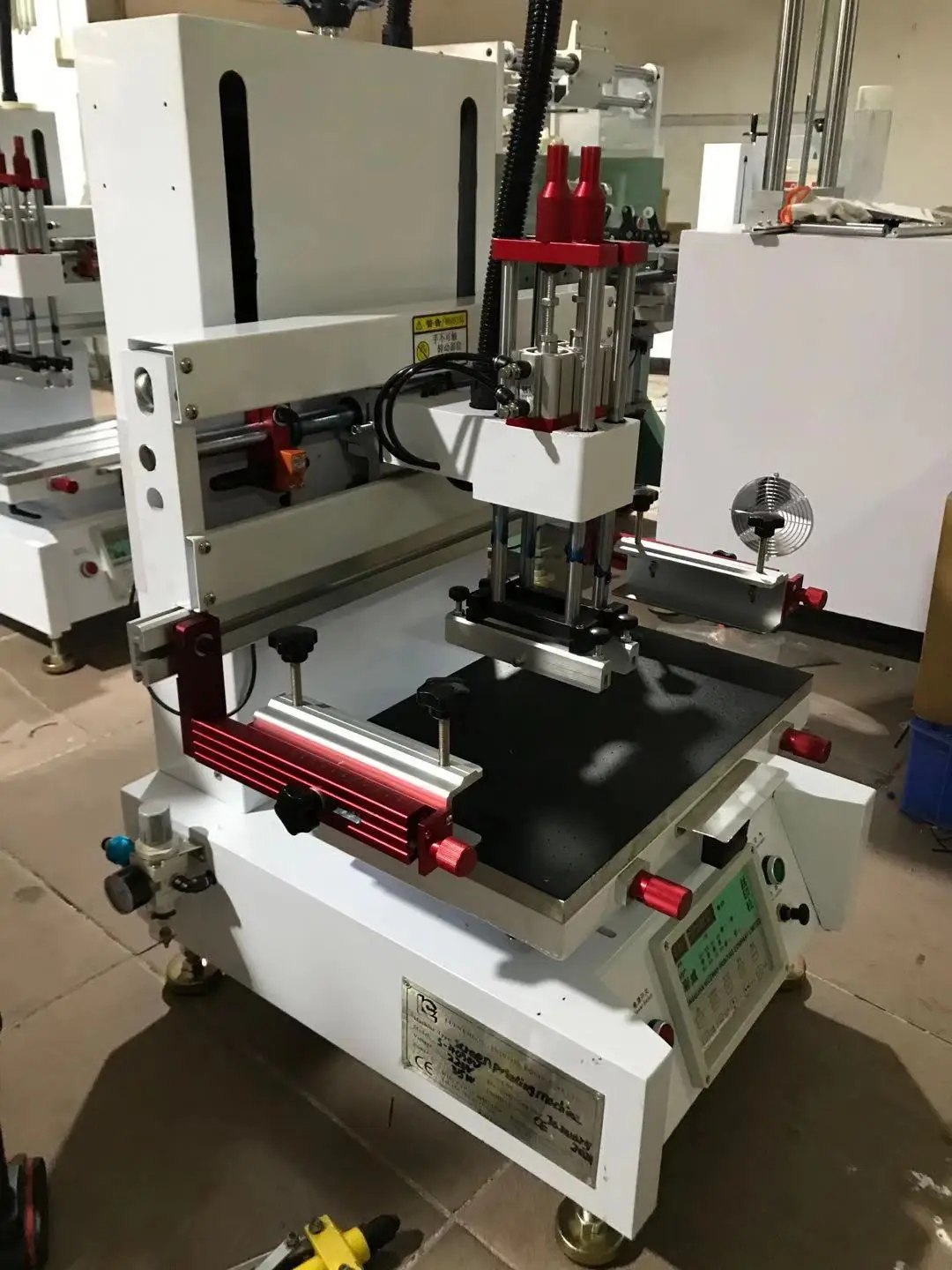MINI laptable System Silk Screen Printer Serigrafic printed machine LC-S-2030V Nameplate Flat Screen Printing Machine