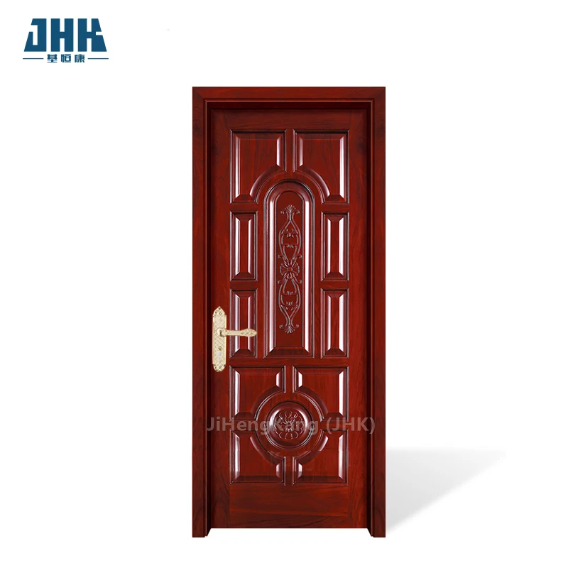 JHK-018 вишня текстуры готовой двери межкомнатные из ПВХ для дома хорошего качества по оптовой цене от китайского производителя
