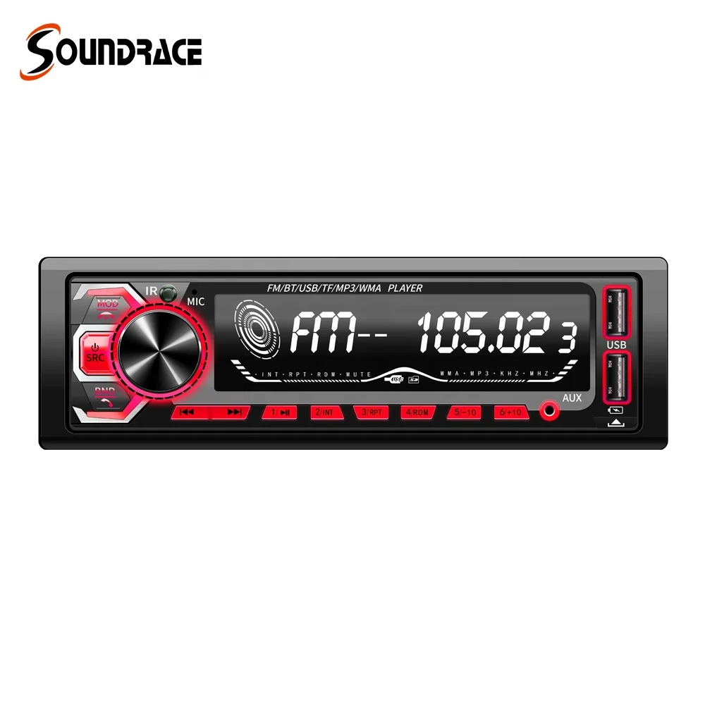 Soundrace Hands-free Amplifier MP3 Radio Car Usb Player  MP3 Player Car