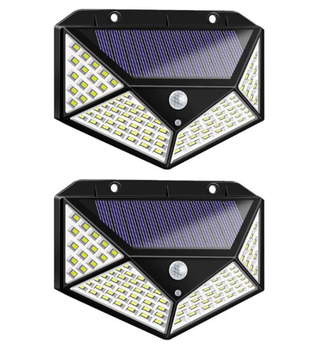 Wholesale custom waterproof solar wall light with motion sensor,222LEDs solar led wall light with sensors