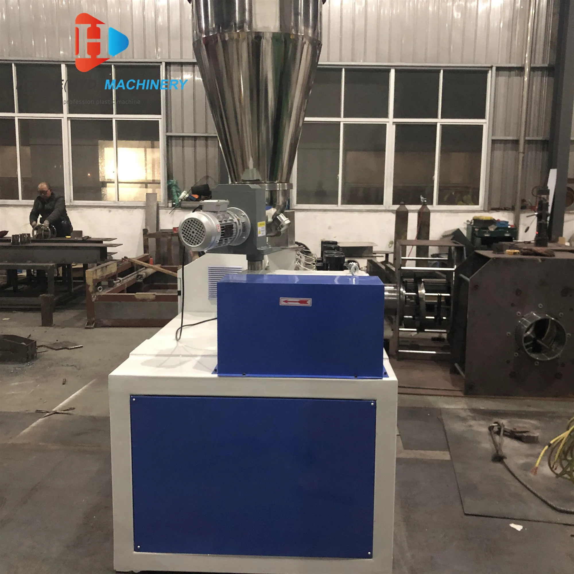 Экструдер SJ50 с одним винтом для трубок HDPE экструдер листов из ПВХ и
