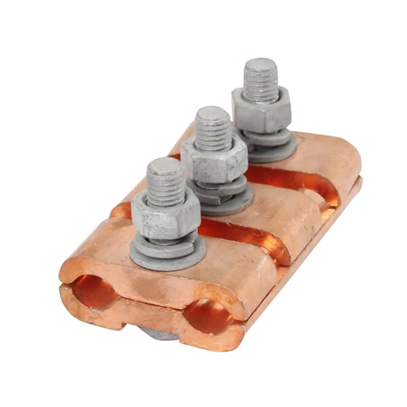 JBT series copper parallel groove connector clip Cable conductor PG clip copper parallel groove clamps