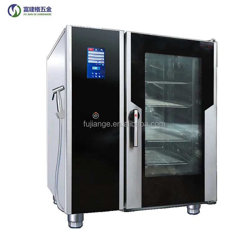 Commercial Electric Combination steam oven Computer version control Touch screen  Stainless steel