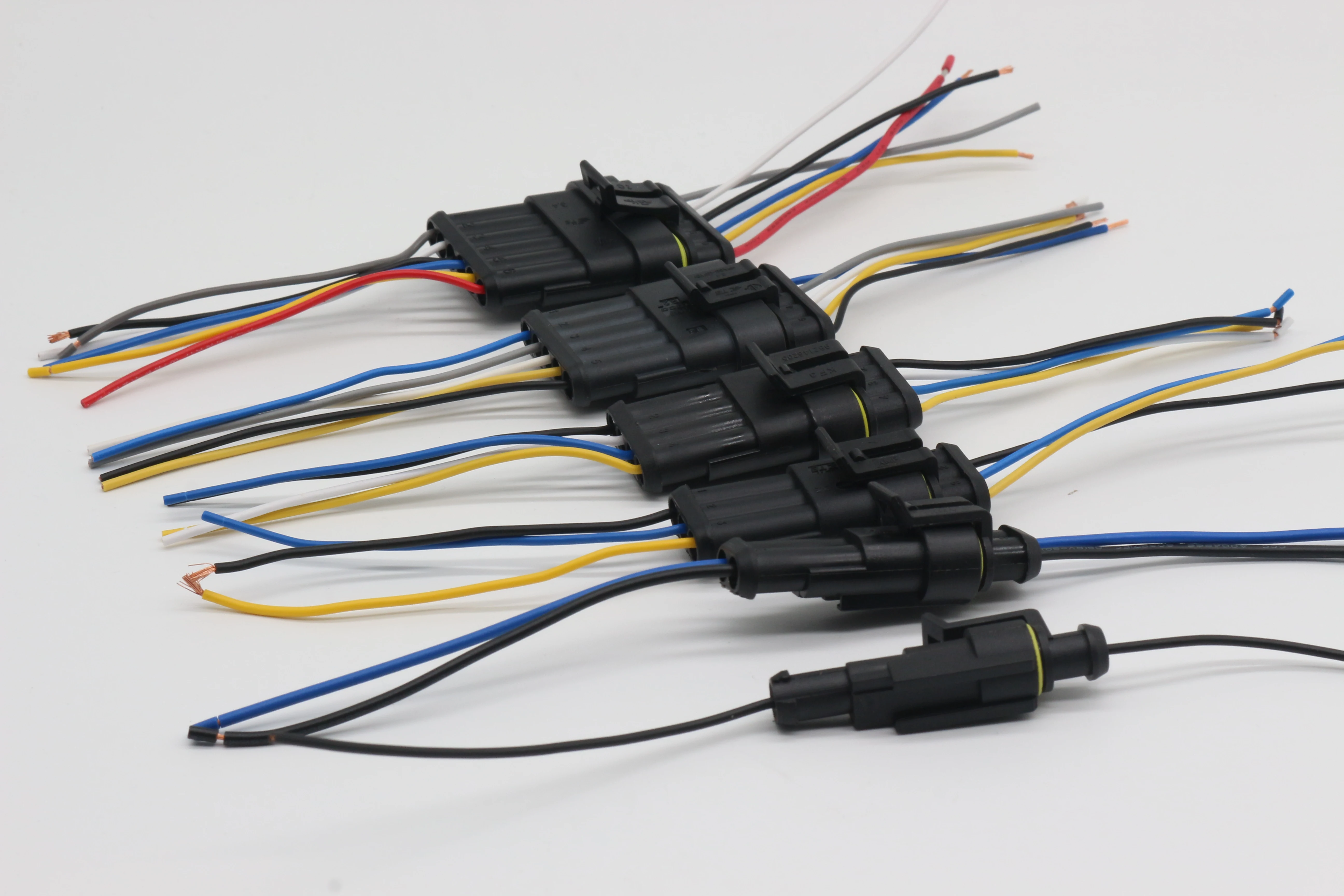 4 Pin AMP Superseal разъем жгута проводов косичка для автомобильной