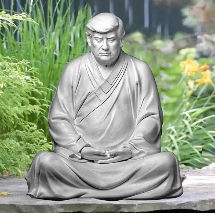 Статуи из смолы дональда трампа статуи шуточные подарки приносит удачу вашей карьере и