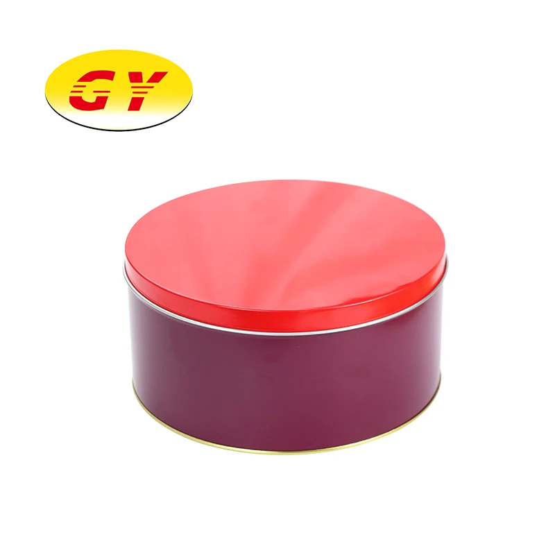 
Tin Can Manufacturer Supply Wholesale Cheap Round Large Tin Box 