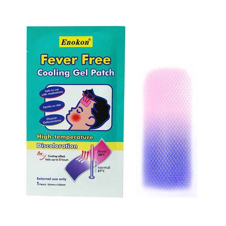 New products cool patch ice hydrogel cooling gel free cooling gel forehead patch for baby