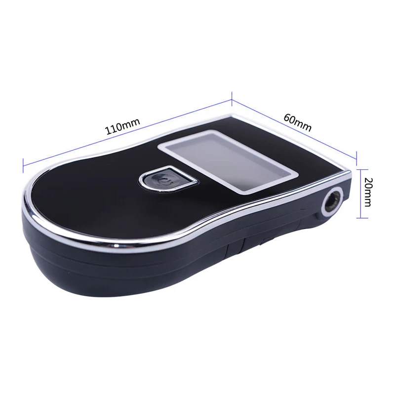 Breathalyzer Digital Alcohol Tester Detector Breath Analyzer Portable with LCD Display Keychain