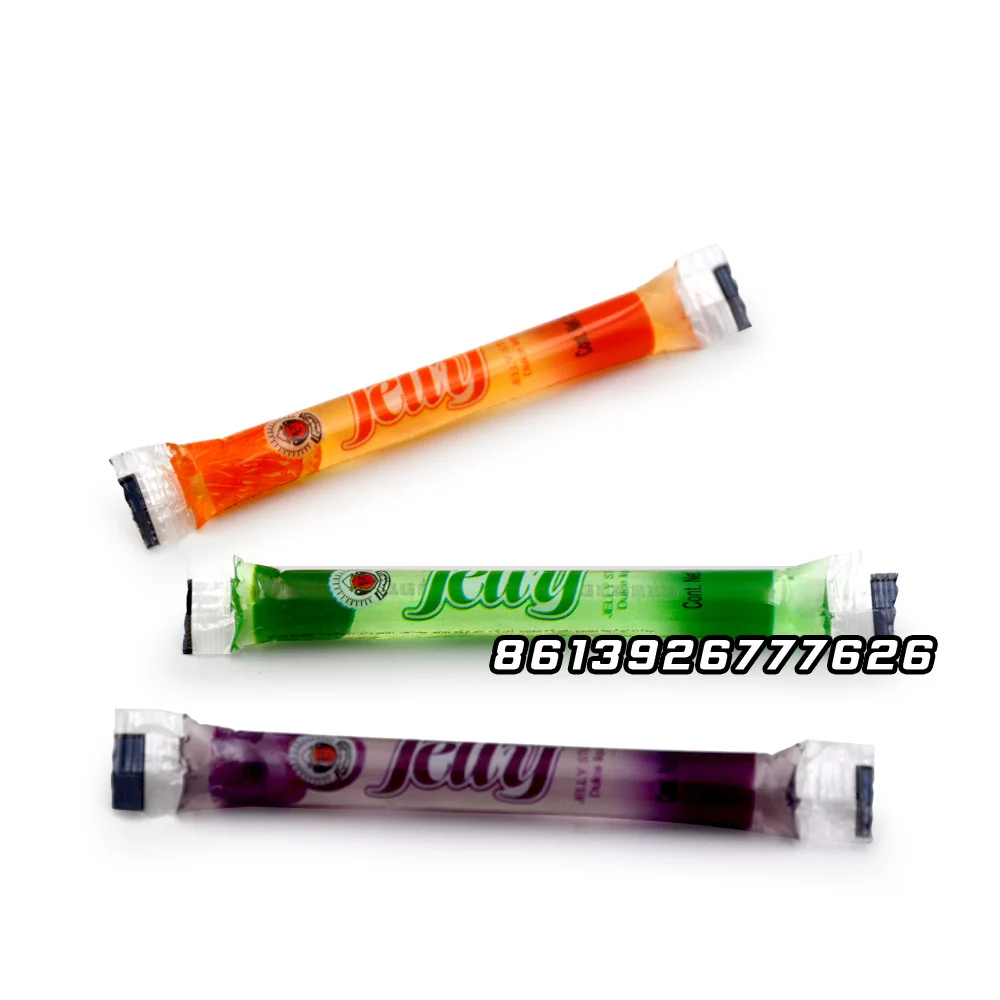 Wholesale halal fruit flavor Stick jelly candy