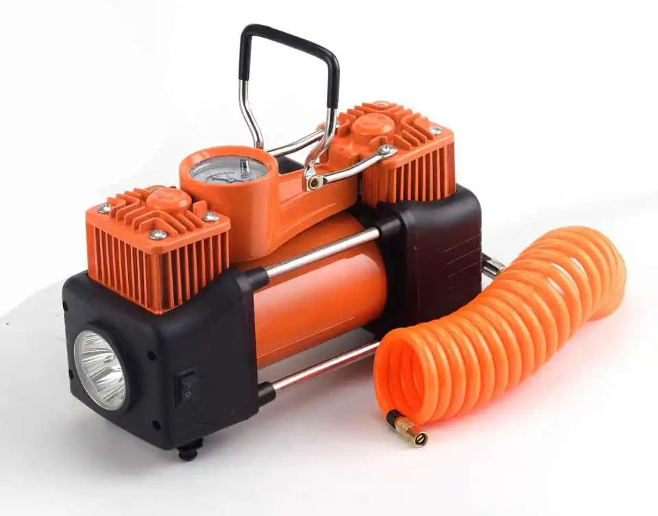 Автомобильный Электрический воздушный компрессор портативный насос с цифровым датчиком давления в шинах 12