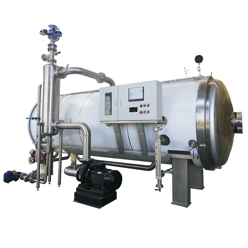 retort spray water bottle sterilizer machine