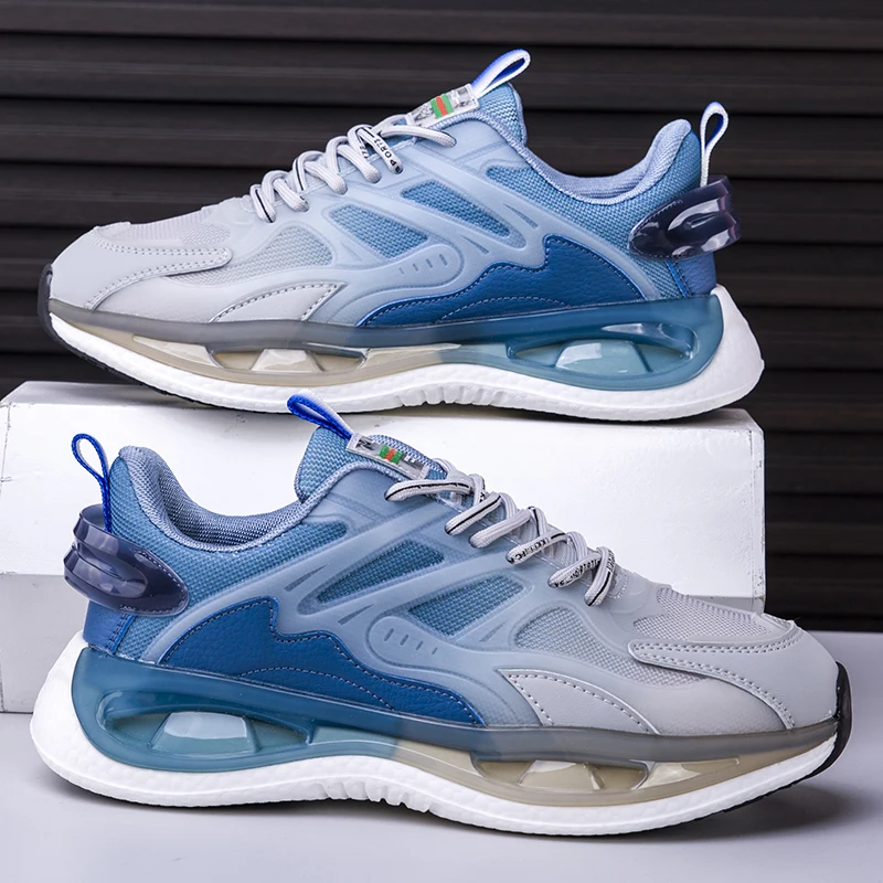 Adit Shoes Factory Wholesale New Design Comfortable Rubber Sole Breathable Mesh Running Walking BasketballStyle trend Shoes Men