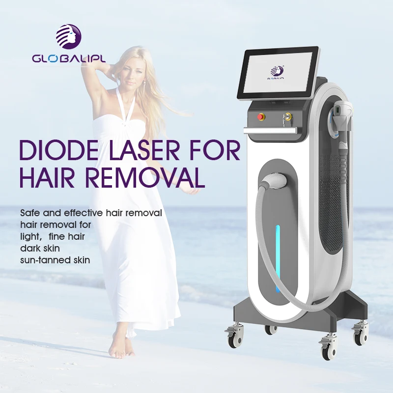 High Power Vertical Type Most Effective Hair Removal 808Nm Diode Laser Machine