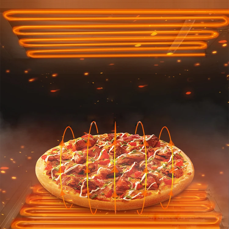 Single Commercial Pizza Oven Gas 500 Degree Electric Italian  Outdoor Pizza Oven