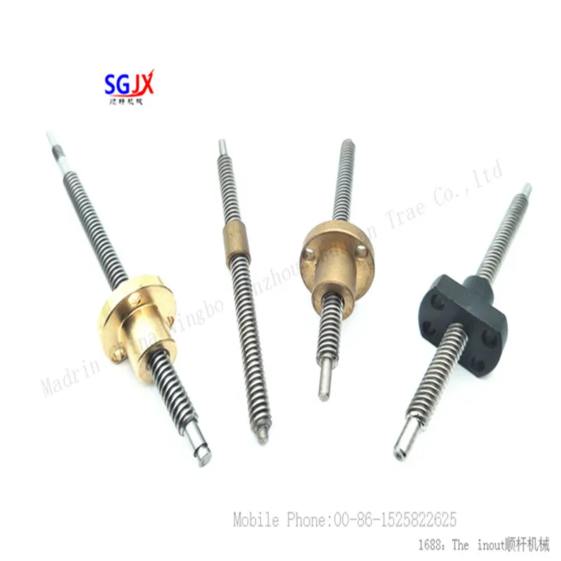 Rail transit auto parts trapezoidal lead T5*4*4 head 5*8*8 T5.1*5.08*4 T5.56*1.2192*4