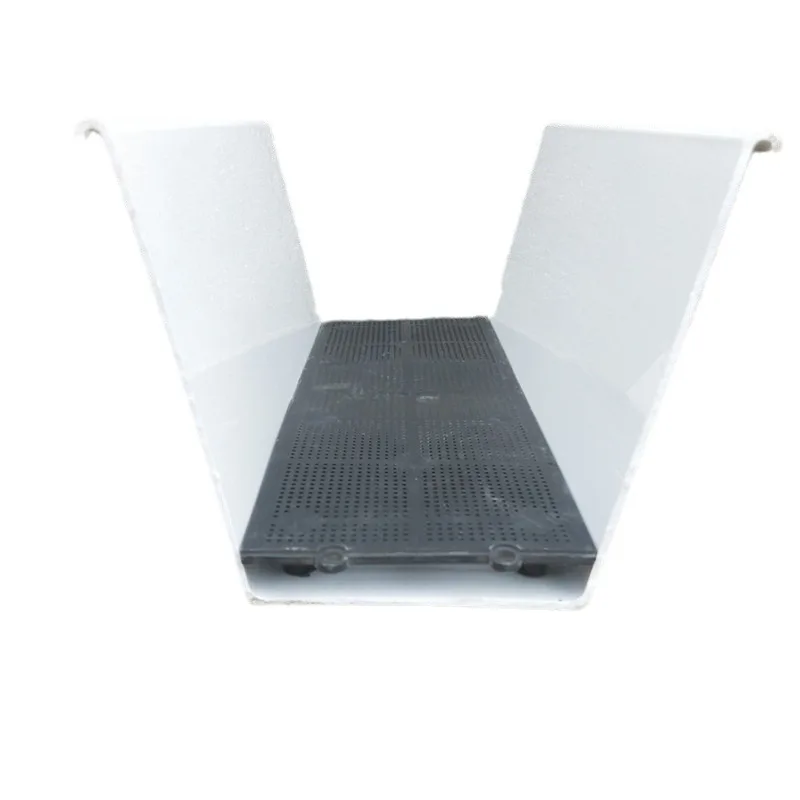 China Factory U Channel Profile PVC Roof Gutter 120x160mm PVC Rainwater Gutter for Villa Use