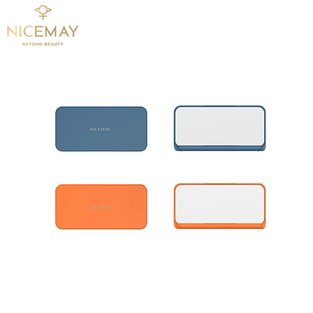 Magnification LED Light Pocket Purse Hand Held Portable Folding Small Mini Makeup Mirror