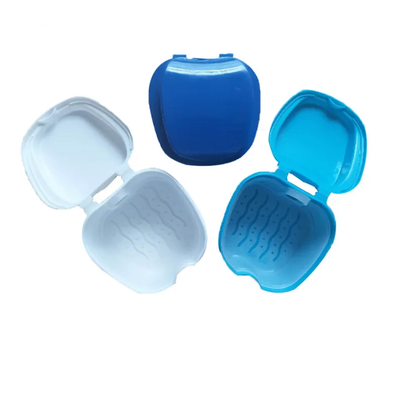 Oral Care Shower Box, Mouthguard Cup Denture Storage Container, Stand Storage With Filter Basket Non-Toxic and Odor-Free Travel