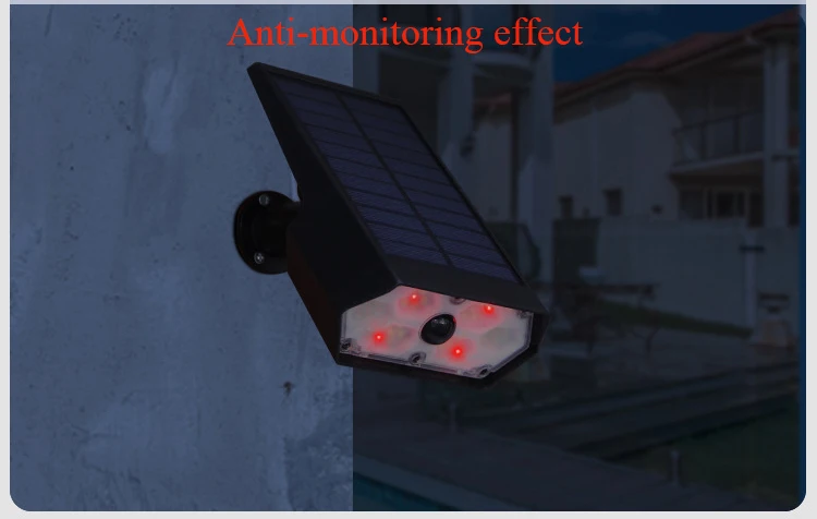 42LED Solar Simulation Monitoring Lamps Household Handy Brite Spotlight Solar Human Body Induction Wall LED Light