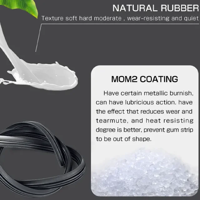 Wholesale Car Windshield Wiper Blades 14 to 26 Frameless Bracketless Car Wipers U Type Universal Soft Rubber