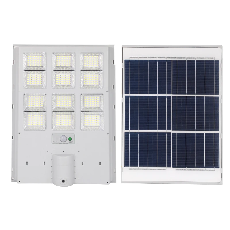 motion sensor solar street lights 300 400 500w all in one solar led street light ip67 waterproof for outdoor