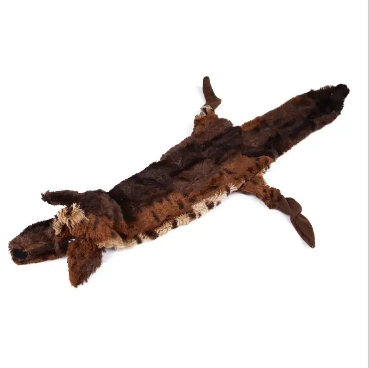 Wholesale customization soft  teeth cleaning dog squeaky plush chew toy interactive pet dog toys