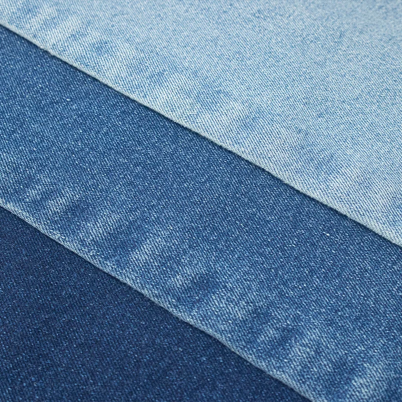 Cheap wholesale stretch twill jean knitted denim fabric