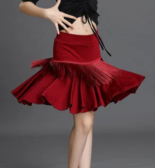 New Latin Dancewear with Fringe girls Professional Latin Dance Practice and Performance Wear