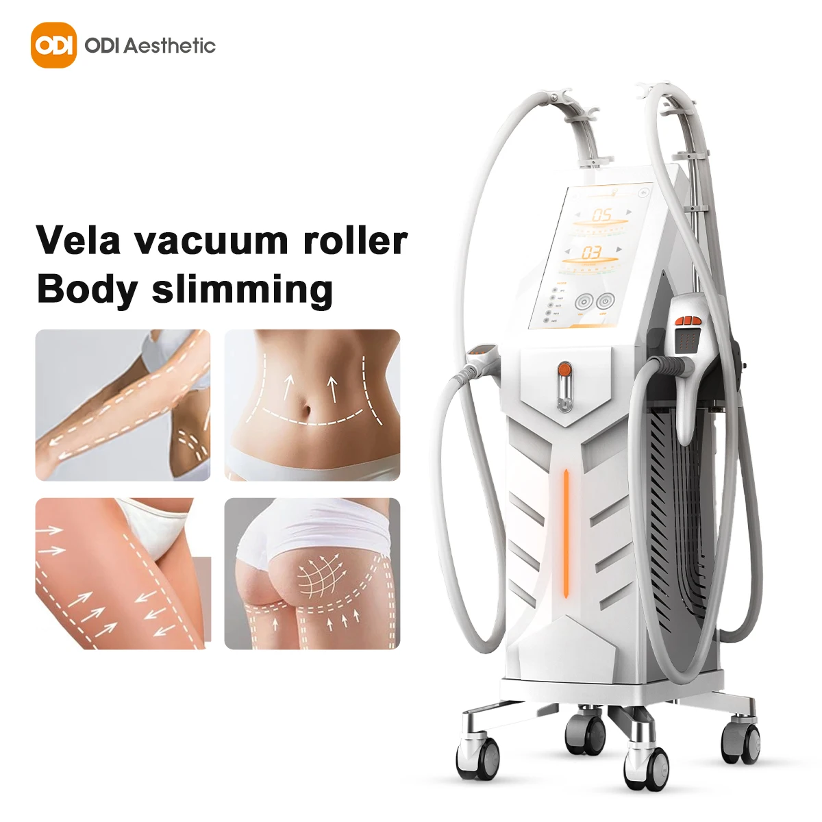 Odi Lazer Vela Body Shape Lipolysis Roller Massager 3 In 1 Body Sculpting Professional Cellulite Reduction Machine