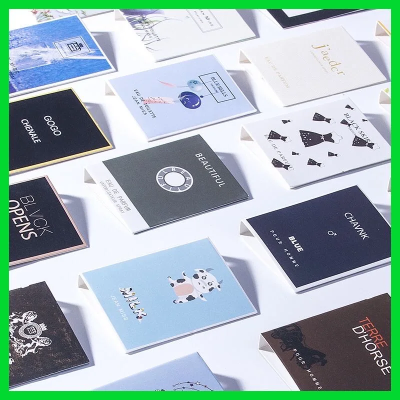 Custom Card Perfume Sample 2ml/3ml/5ml Test Tube Mini Perfume Brand Mni Sample Perfume Spray