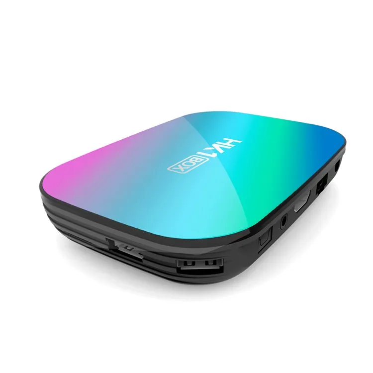  Android 9 0 TV Box HK1 коробка 4 Гб оперативной памяти 32 ГБ ROM S905X3 64-разрядный четырехъядерный 2 4G/5G двухдиапазонный Wi-Fi Smart BOX 3D HD 8K 4K