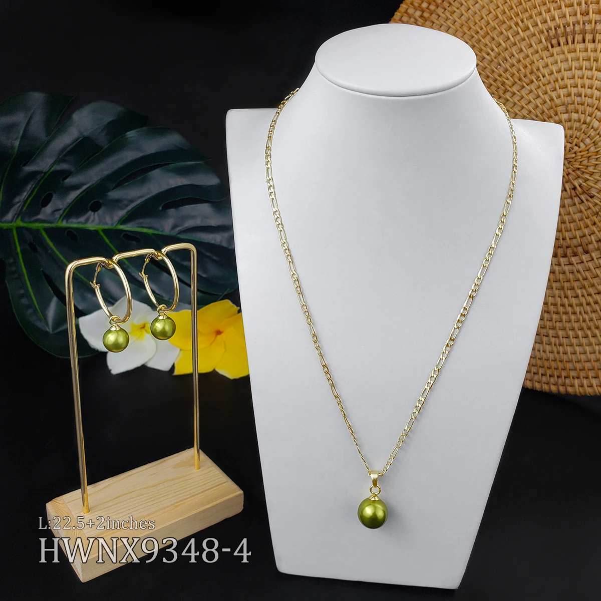 Hot Sale Hawaiian Gold 14K Jewelry Sets Fashion Party jewellery  gold jewels