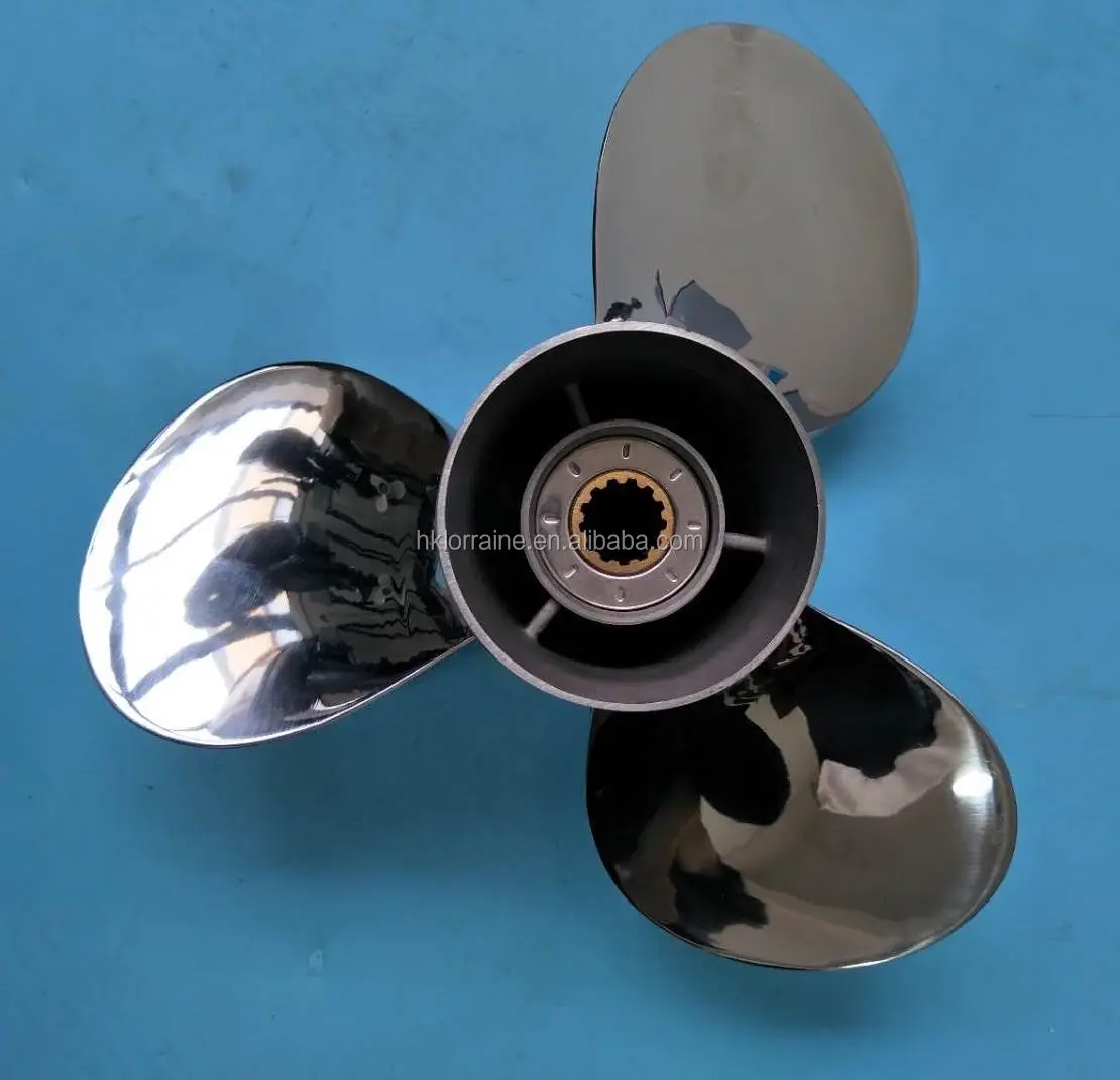 Алюминий и нержавеющая пропеллеры для 2-х тактный 4-тактный лодочный мотор запасные части л.с. подвесные двигатели