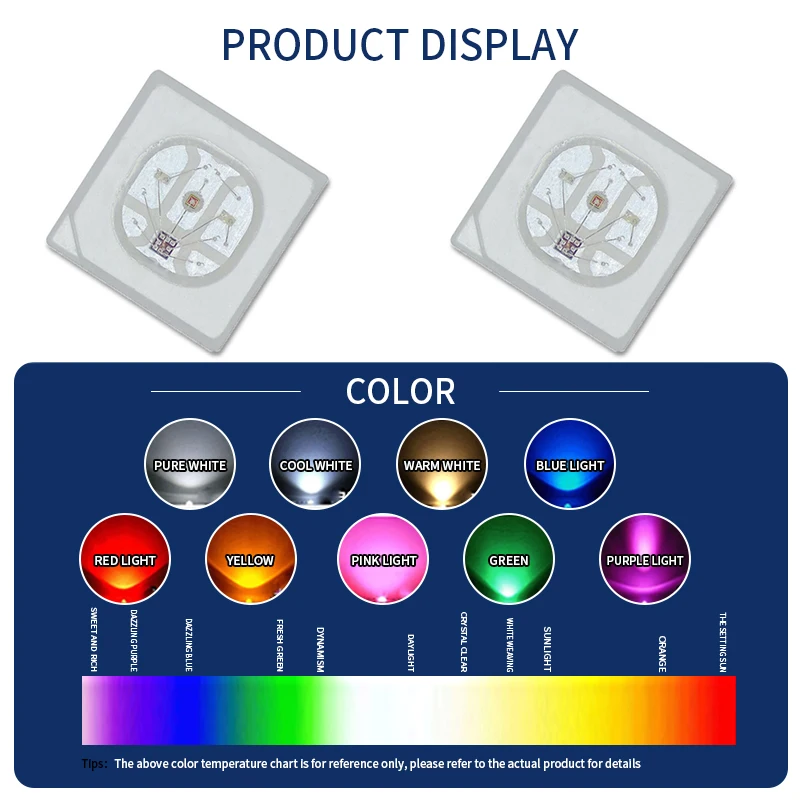 3535RGB красочные патч-лампы со встроенными программируемыми светодиодными бусинами WS2812b красный синий и зеленый трехцветные светодиодные лампы