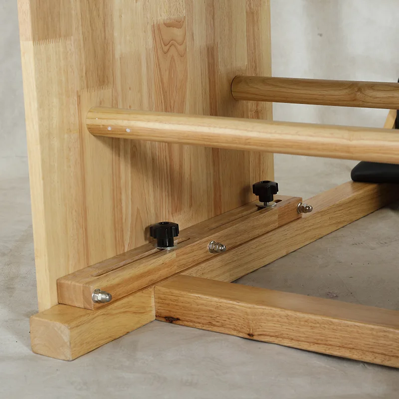 wooden ladder barrel distance adjustable equipment studio reformer pilates ladder barrel