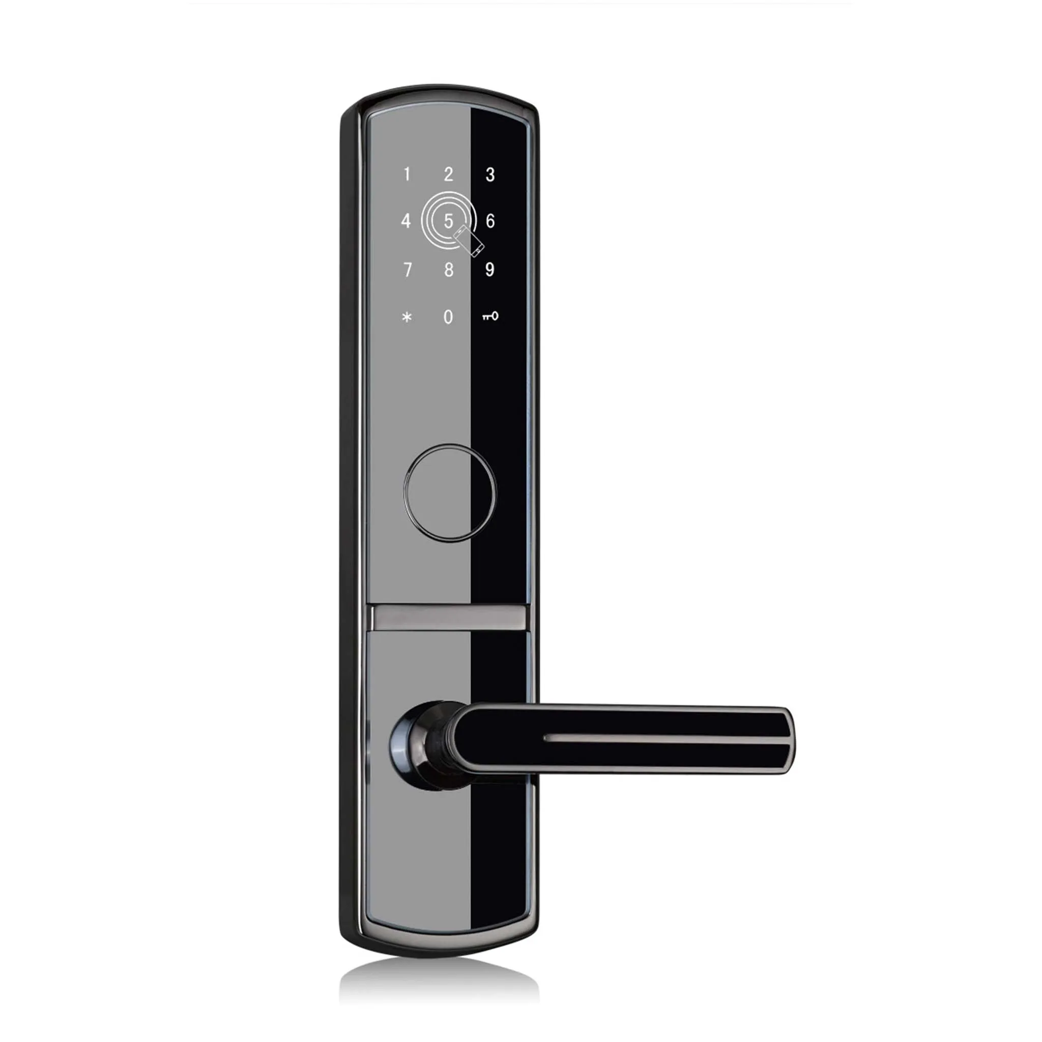 Intelligent apartment password lock remote dynamic password aluminum alloy door lock wifi smart