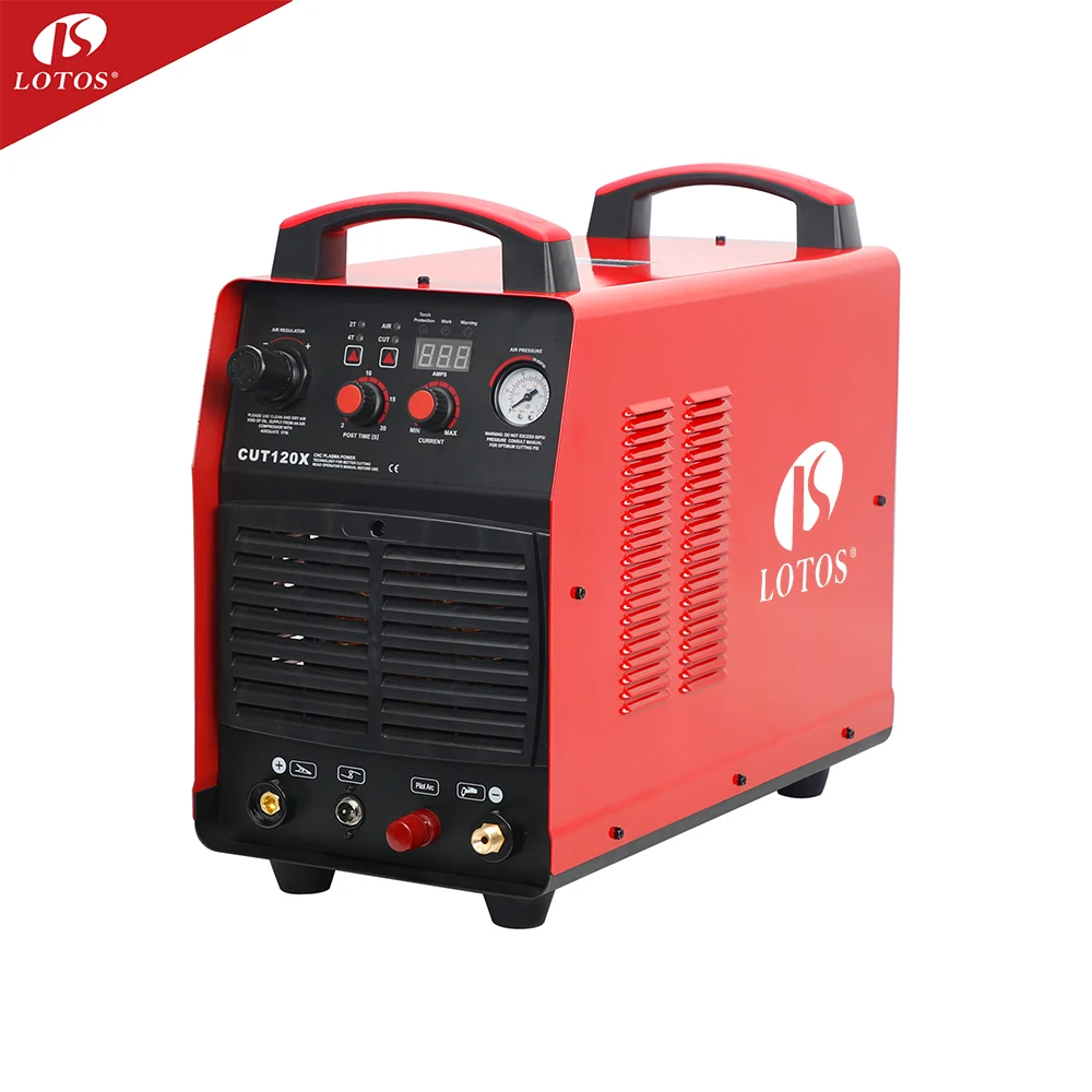 Lotos 100amps plasma cnc Portable Industrial 380v cnc non hf plasma cutter price plasma power source