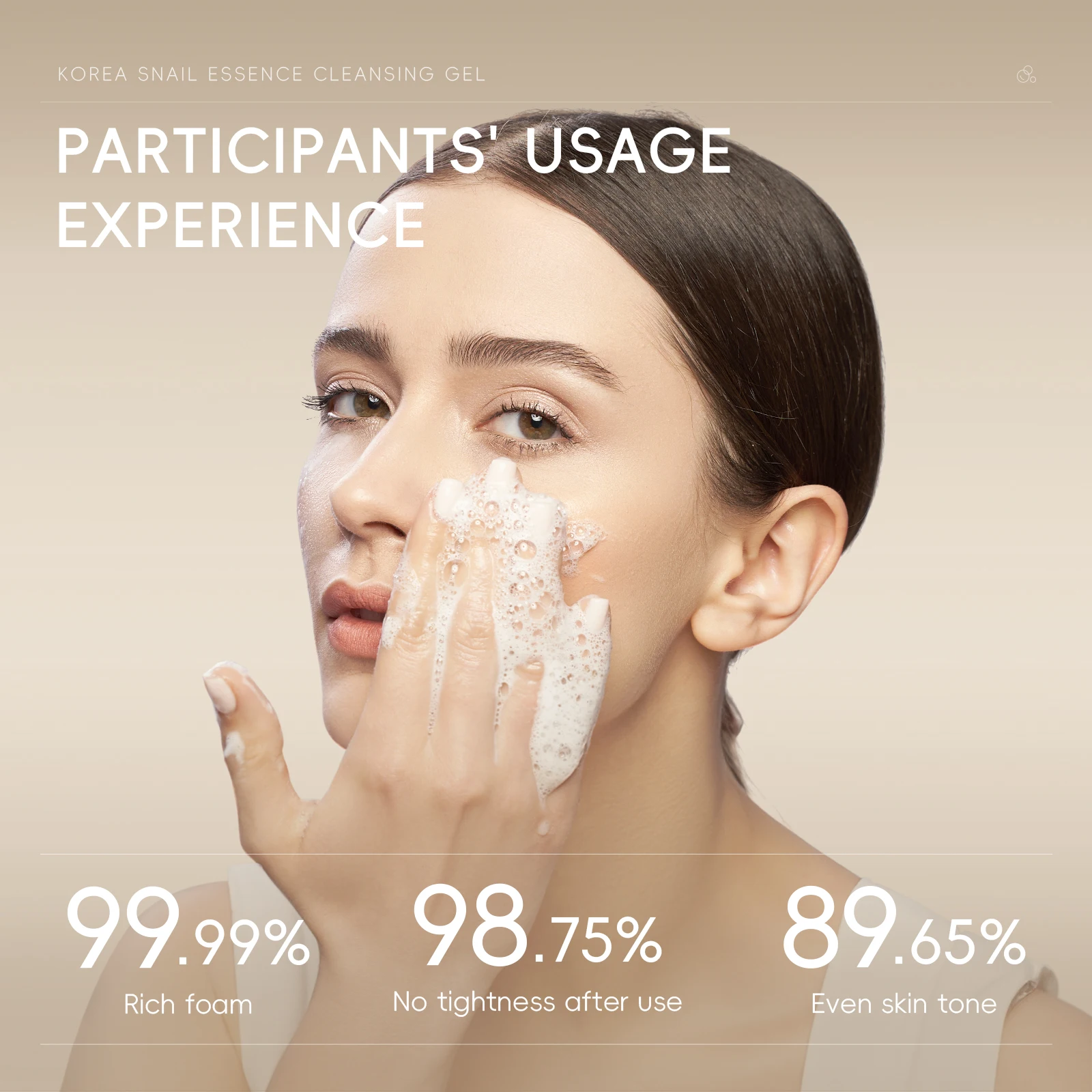 Private Label Female Beauty Product Snail Mucin Facial Cleanser Gel Deep Cleansing Foam Korean Skin Care Products