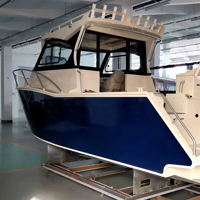 Profisher 7.5m Passenger fishing boat with engine aluminum boat brands center console boat