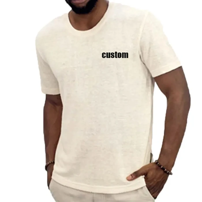 Eco wholesale friendly print clothing 100 hemp t shirt fabric organic cotton hemp clothing for men