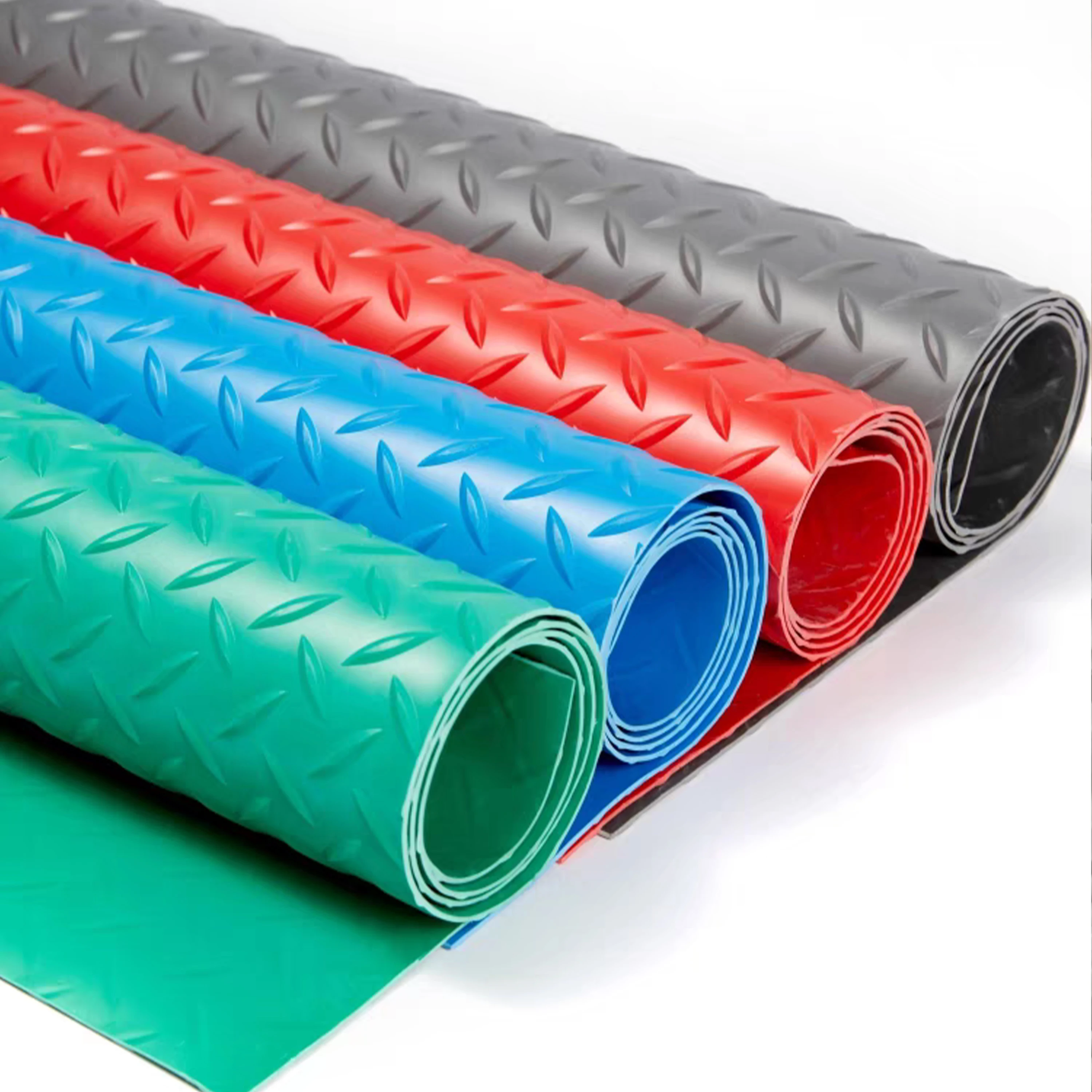 Hot Sale Non-Slip PVC Mat Roll Floor for Car Garage Mat Bus Workshop PVC Vinyl Mat Garage Eco-friendly Flooring carpet