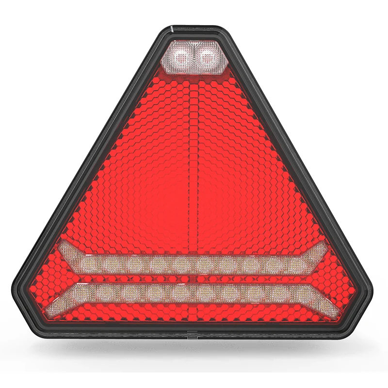 Wireless led tail light kit E Mark 12 24V magnetic mount rear position turn brake indicator fog light with reflector for trailer