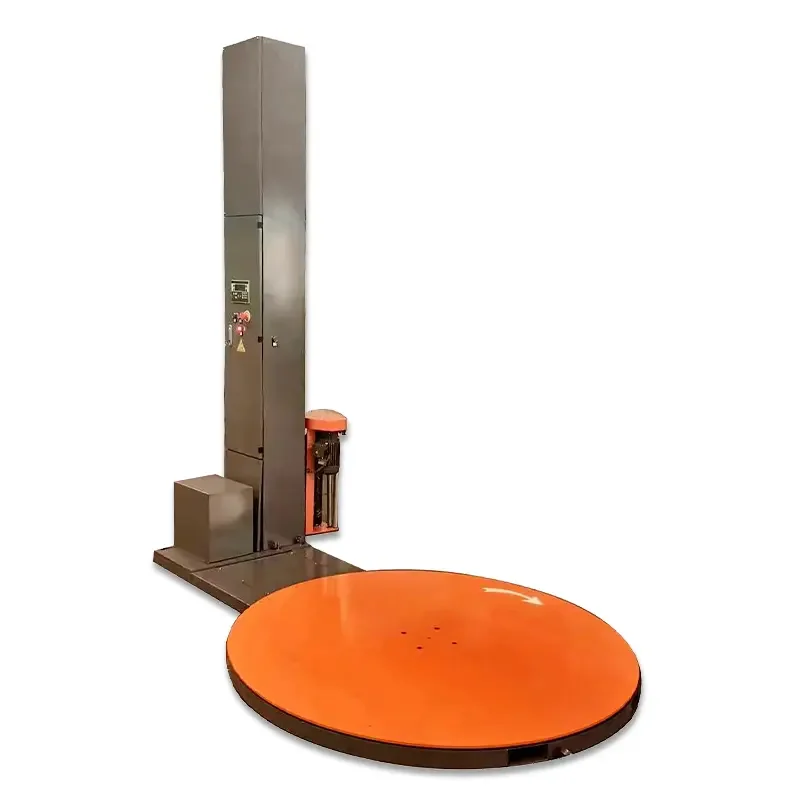 YJNPACK Brand Humanized Intelligent Pallet Stretch Film Protective Skid Wrapper Automatic Packaging Wrap Machine