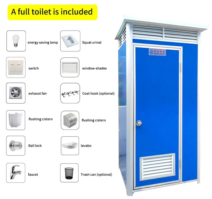 Портативный Мобильный Общественный уличный мобильный туалет портативный химический Туалет портативная кабина продажа туалетной кабины