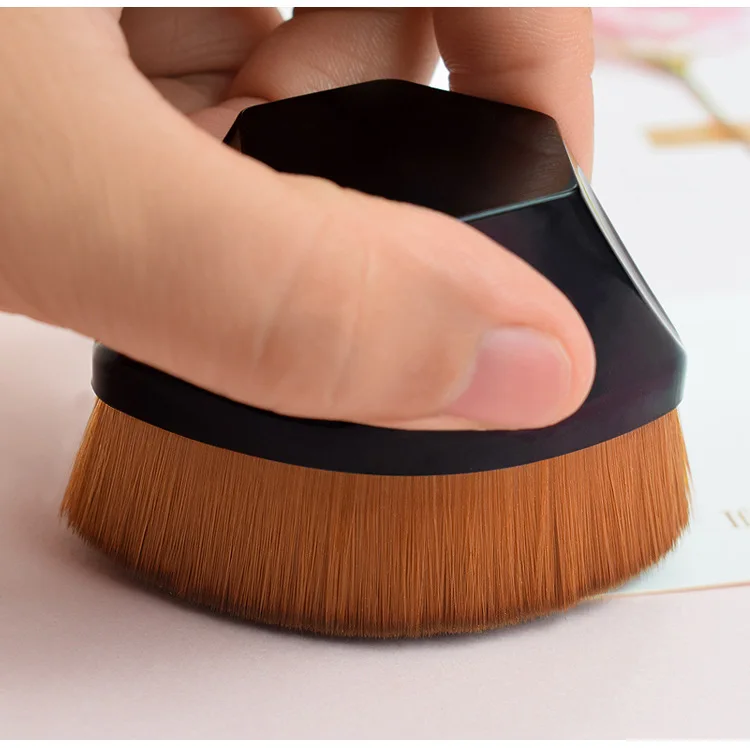 Customized Black Magic Makeup Foundation Brushes Private Label  kabuki flat top Makeup Brush High Quality